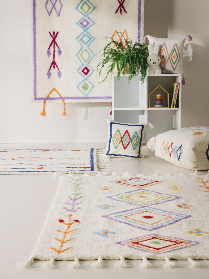 Tapis enfant tufté main MALIKA