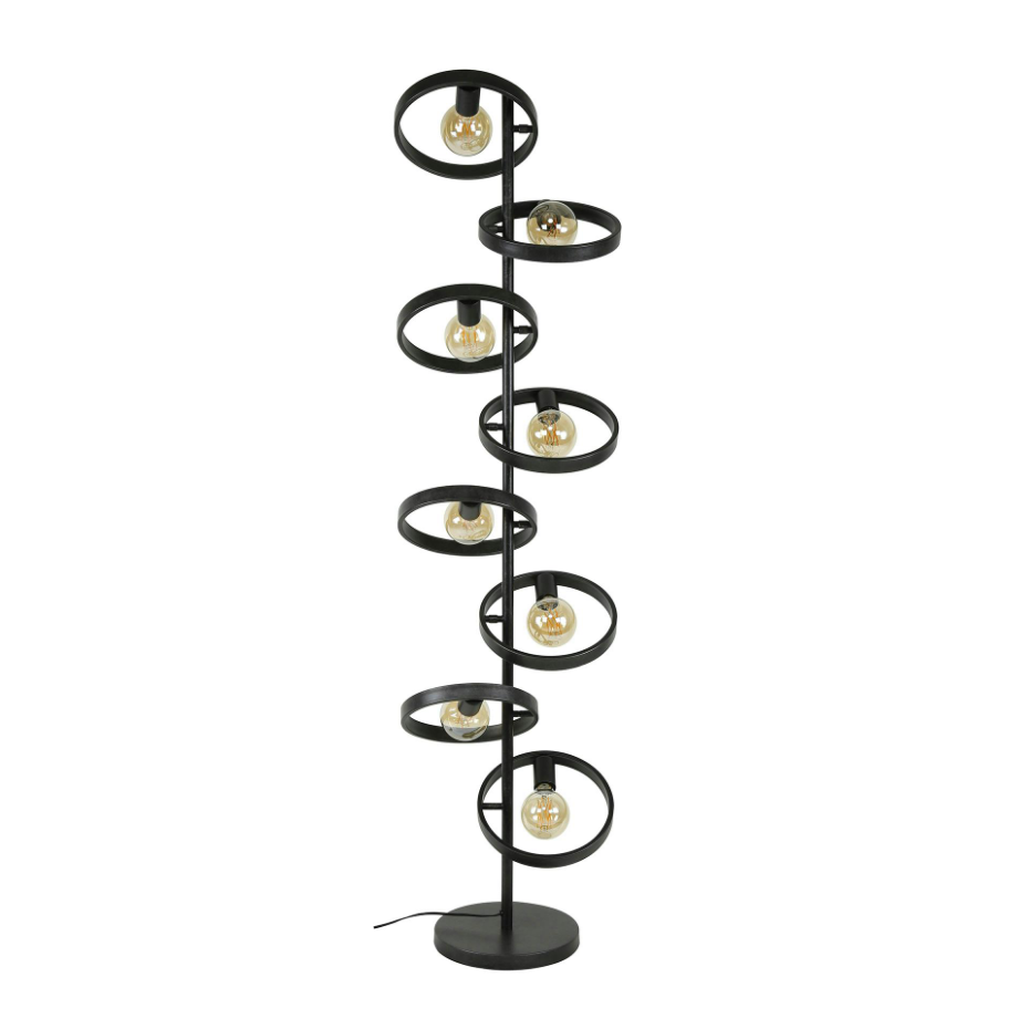 Lampadaire salon 8 anneaux RALF
