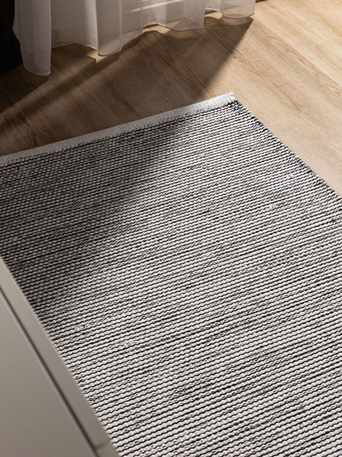 Tapis de couloir en coton tissé main RON