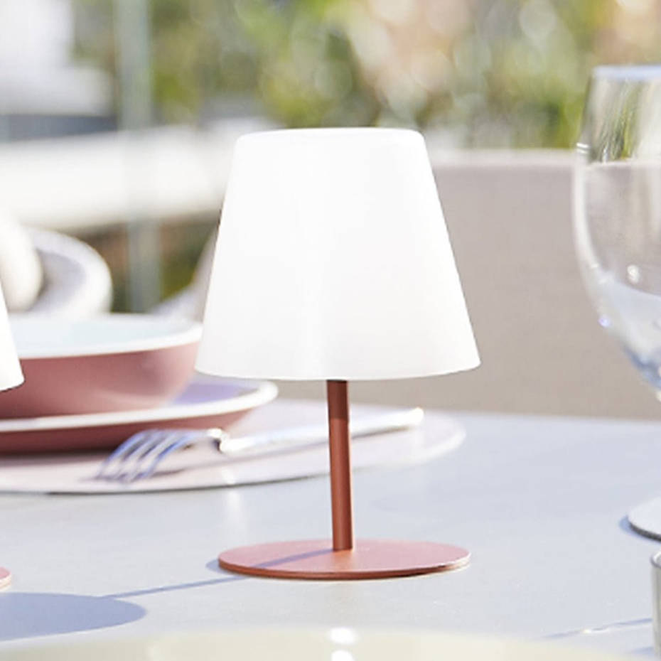 Lampe de table TWINS Terracotta H16cm