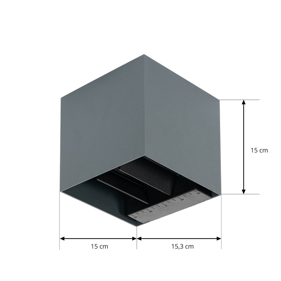 Lampe solaire extérieur en aluminiumLED