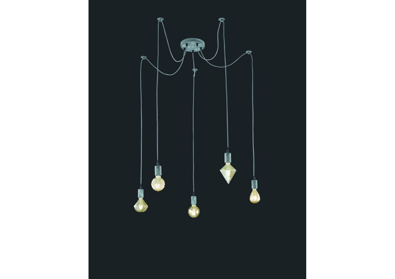Suspension en métal scandinave, CORDE