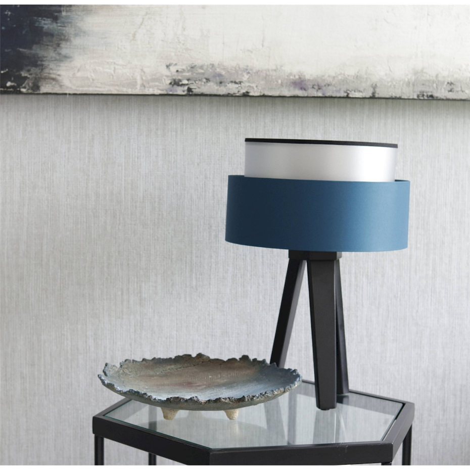 Lampe à poser ronde en PVC Duo ellegant