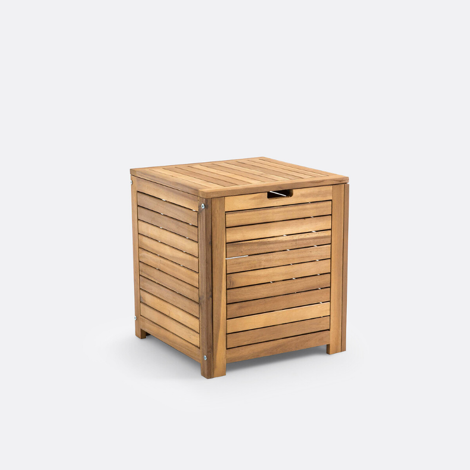 Coffre de rangement en acacia L45 cm, Garden
