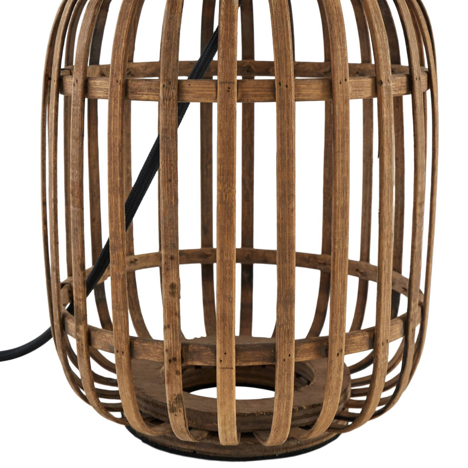 Lampe à poser en textile traditionnelle