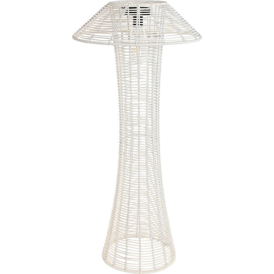 Lampadaire rond en résine tressée Terraza Y Jardin