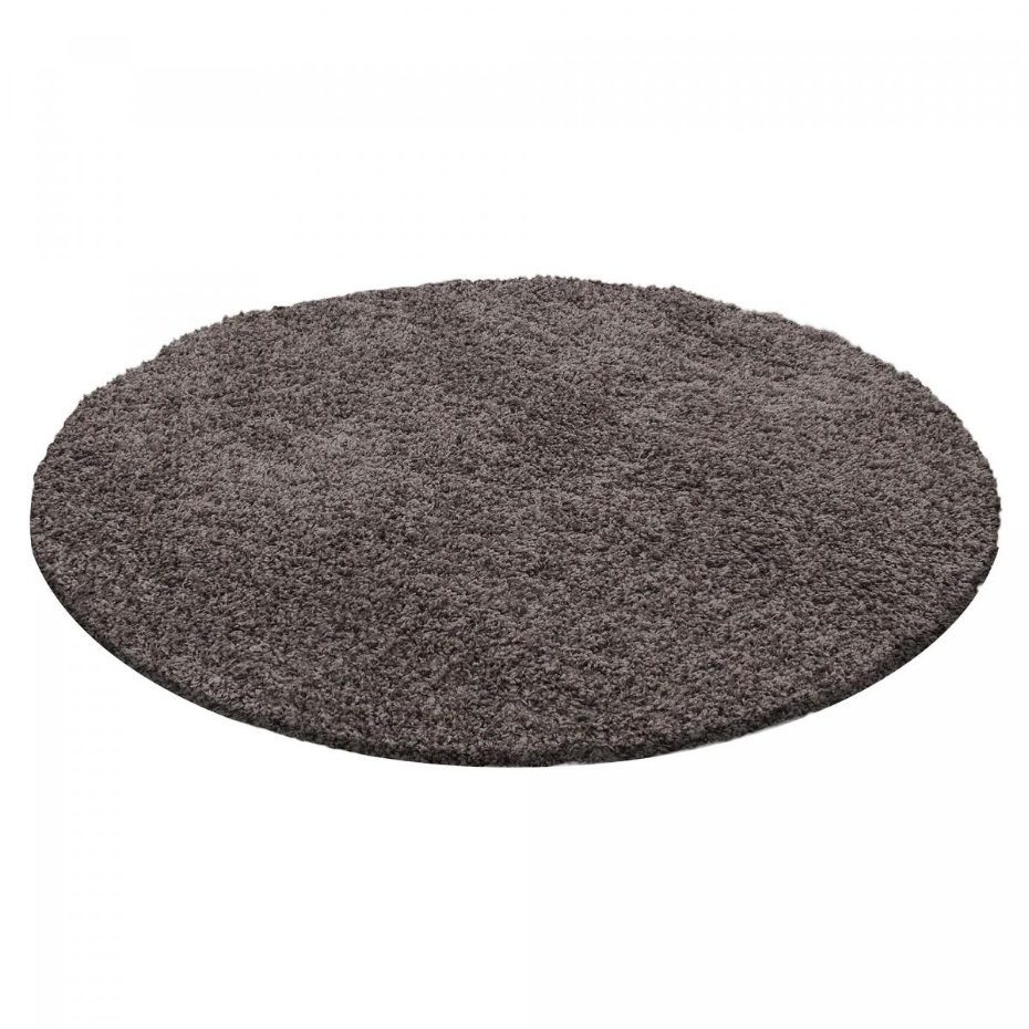Tapis poils longs shaggy tissé motif uni UNI L