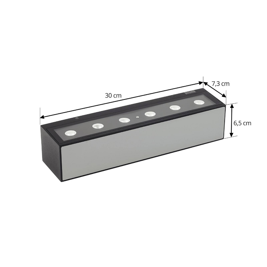 Applique extérieure en aluminium moderneLED