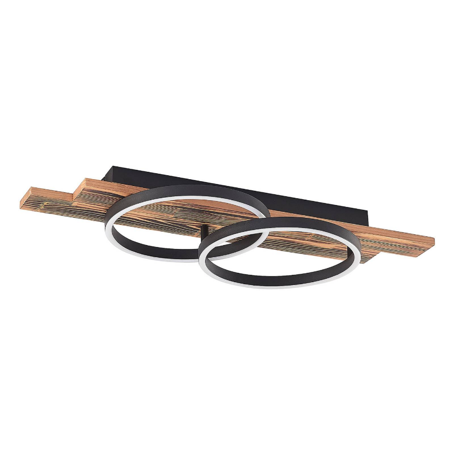 Plafonnier en bois moderneLED, Sentoa