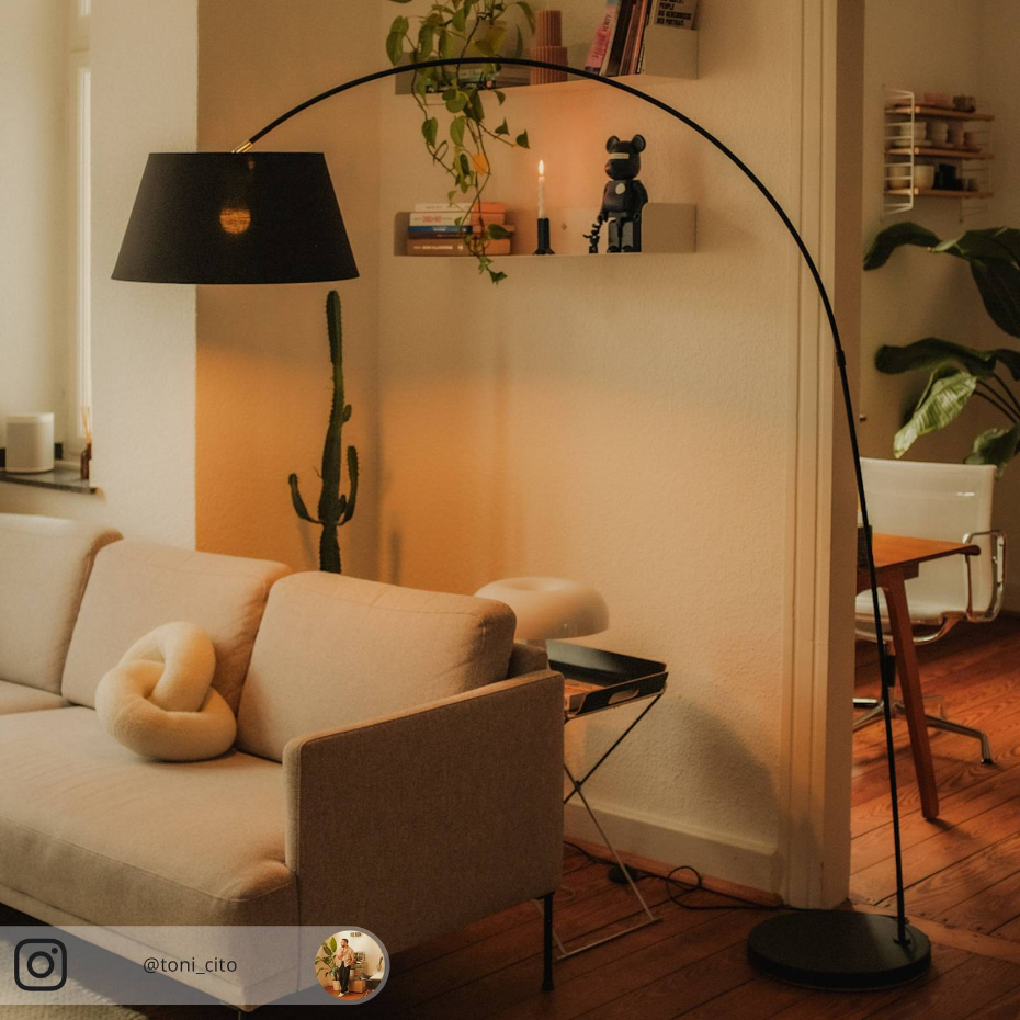 Lampadaire en textile moderne, Esti