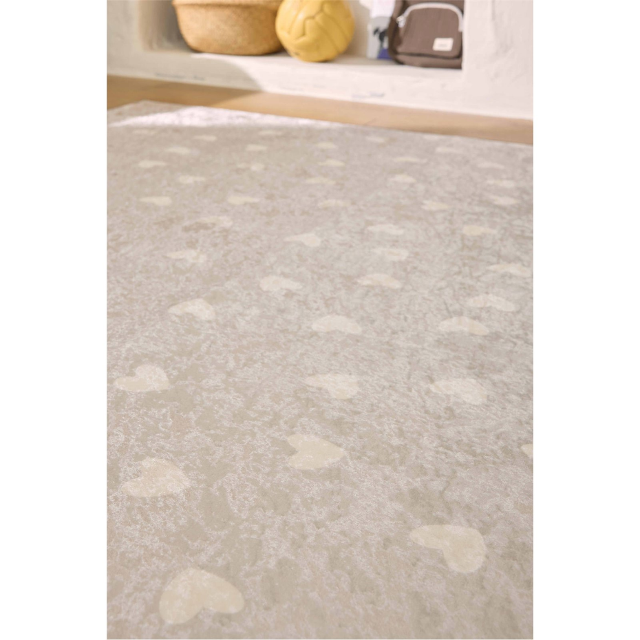 Tapis rectangulaire en polyester HAPPY