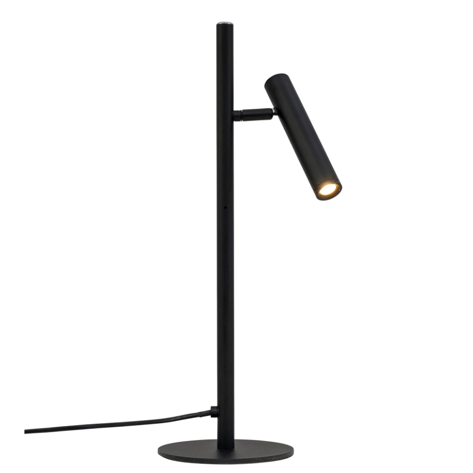 Lampe à poser en métal noir CARLO