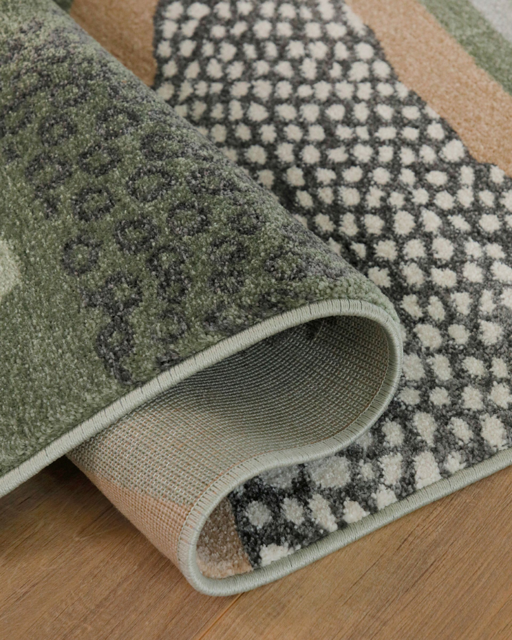 Tapis design motif végétal ,  Hazel