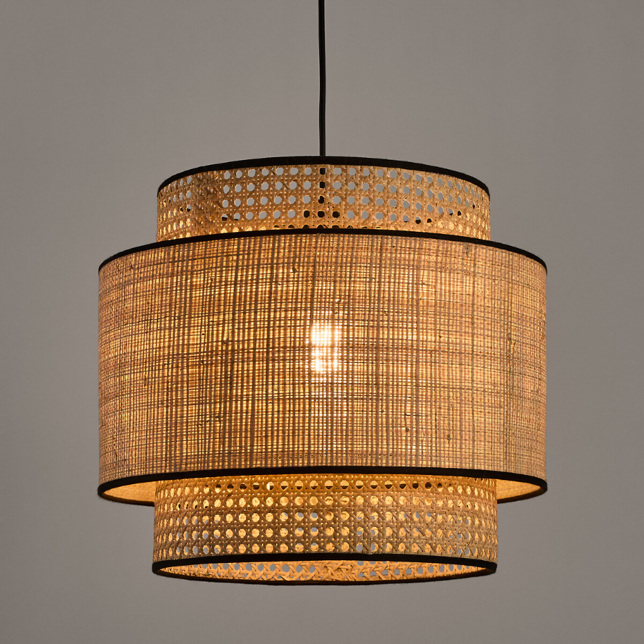 Suspension / Abat-jour double Ø40 cm, Dolkie