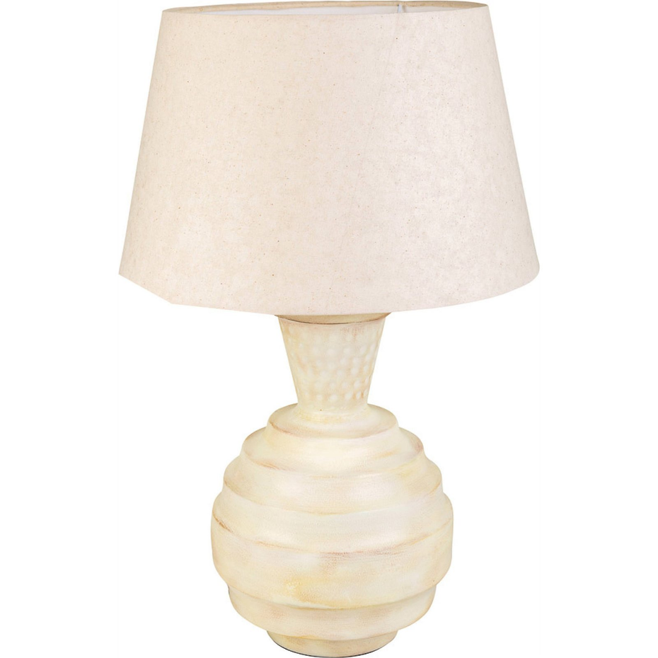 Lampe de table ronde en fer pour salon ou chambre