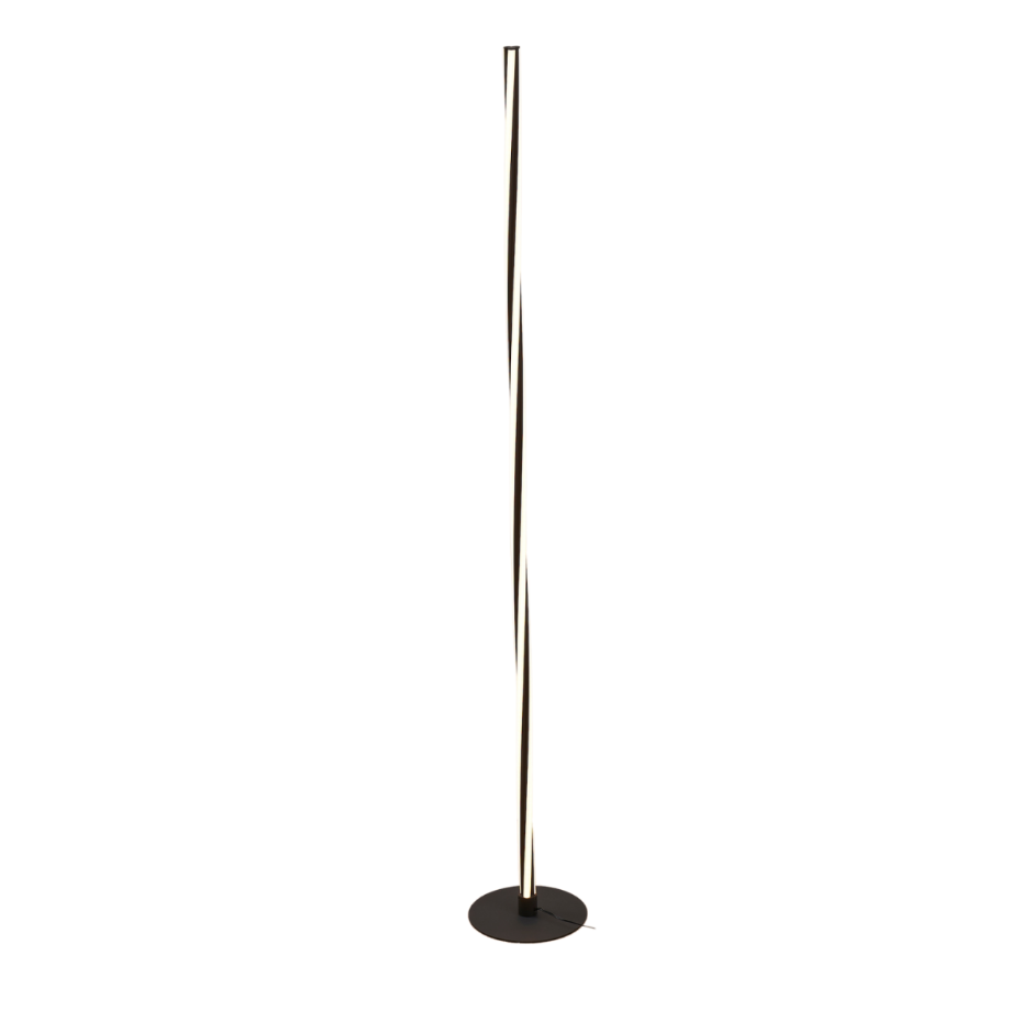 Lampadaire torsadé avec variateur - TELVO