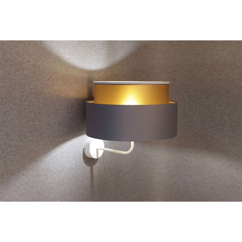 Applique murale ronde en PVC Duo ellegant