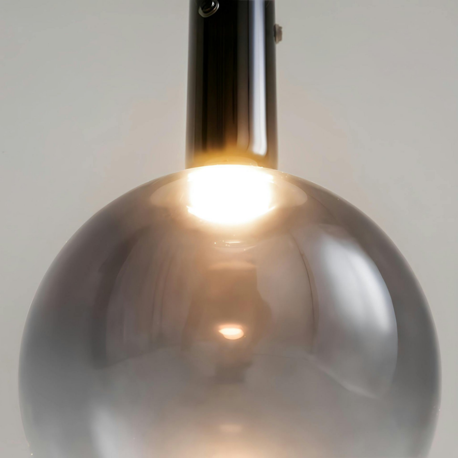 Suspension 1 globe en verre soufflé DELTONA