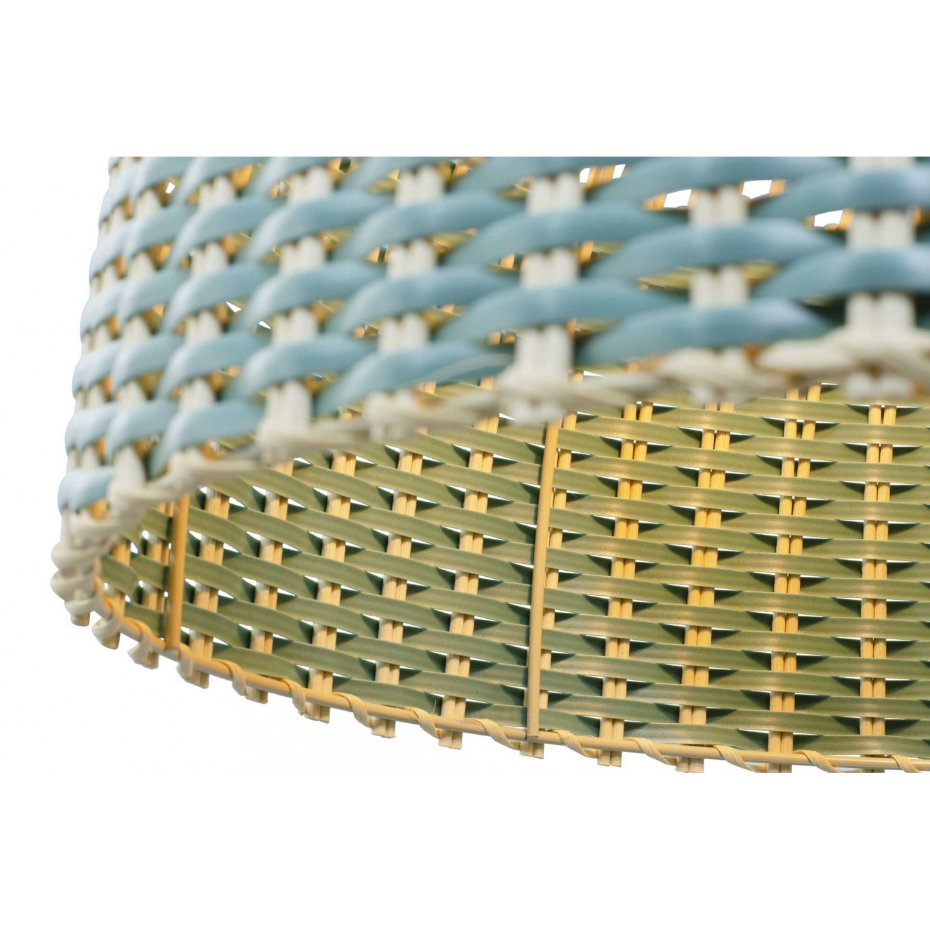 Suspension bicolore en rotin, SKIPP