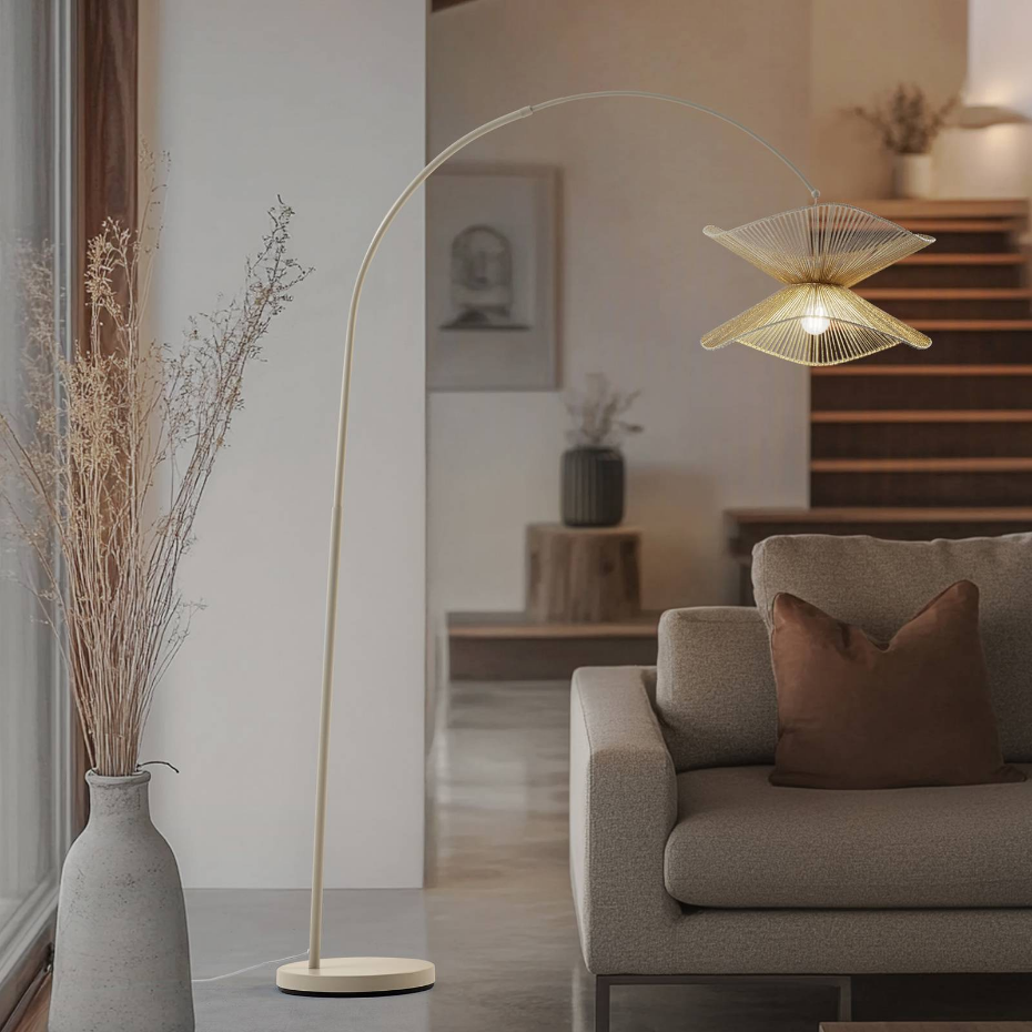 Lampadaire en papier traditionnel, Valdorin