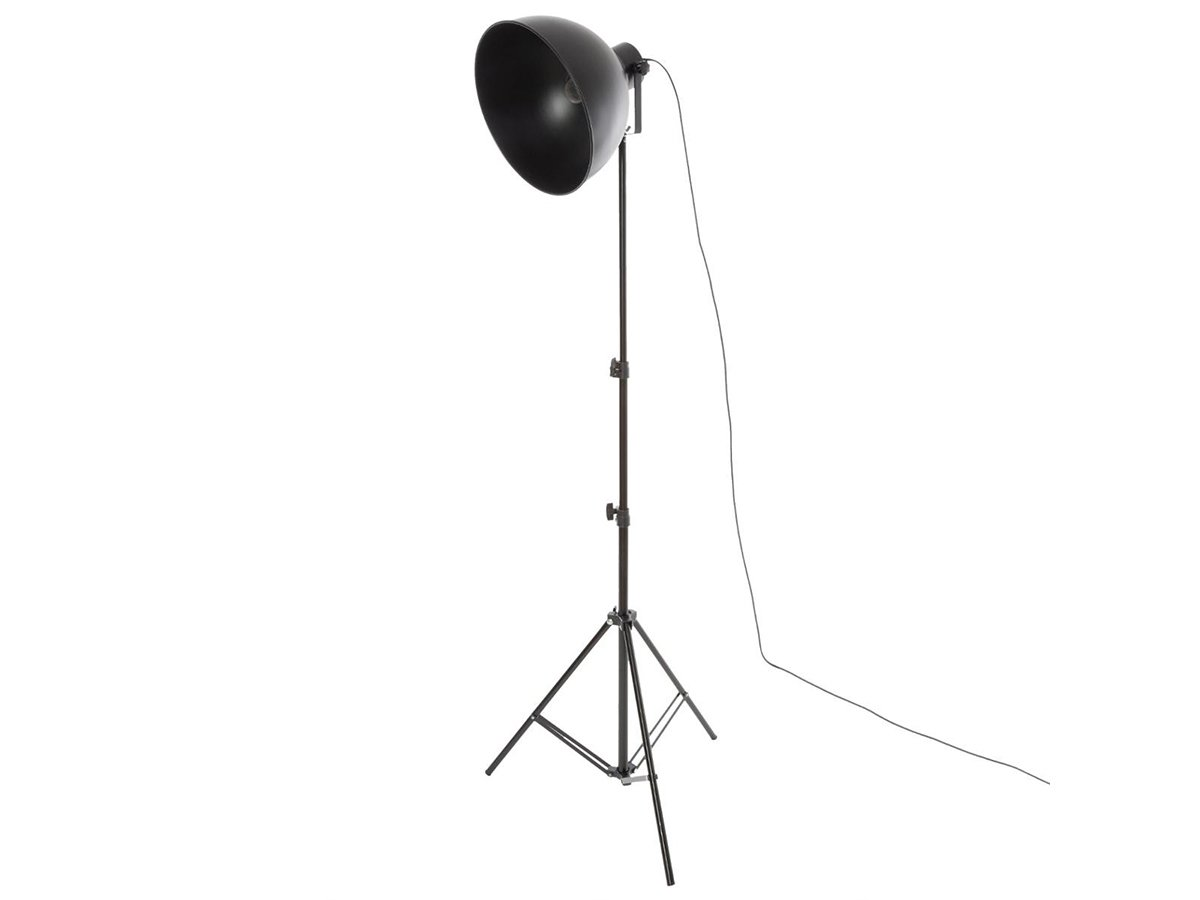 Lampadaire trépied fer BASALT