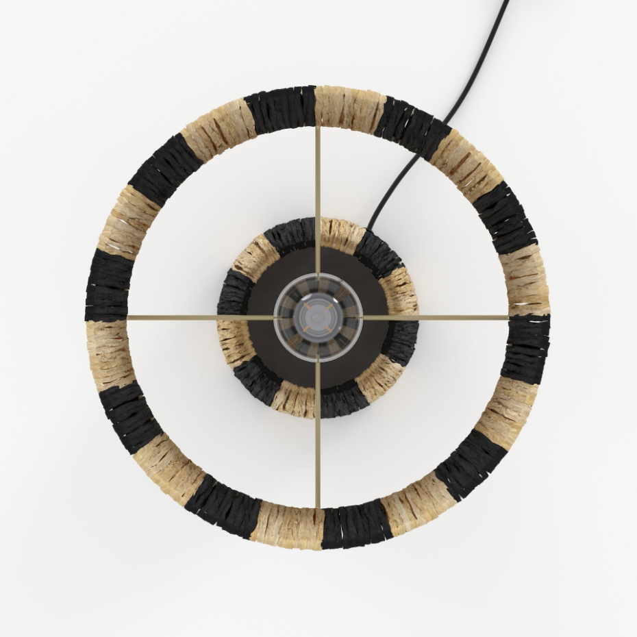 Lampe en feuille de palmier - SOLÉA