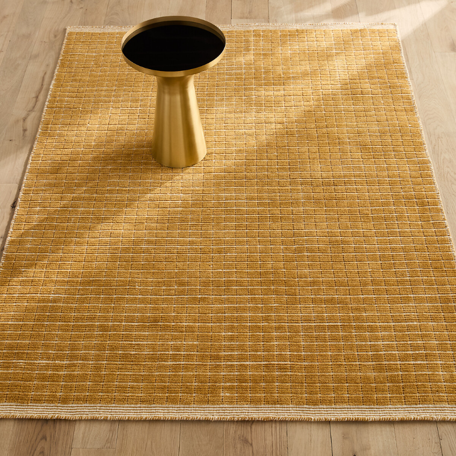Tapis noué main, laine et coton, Ubin