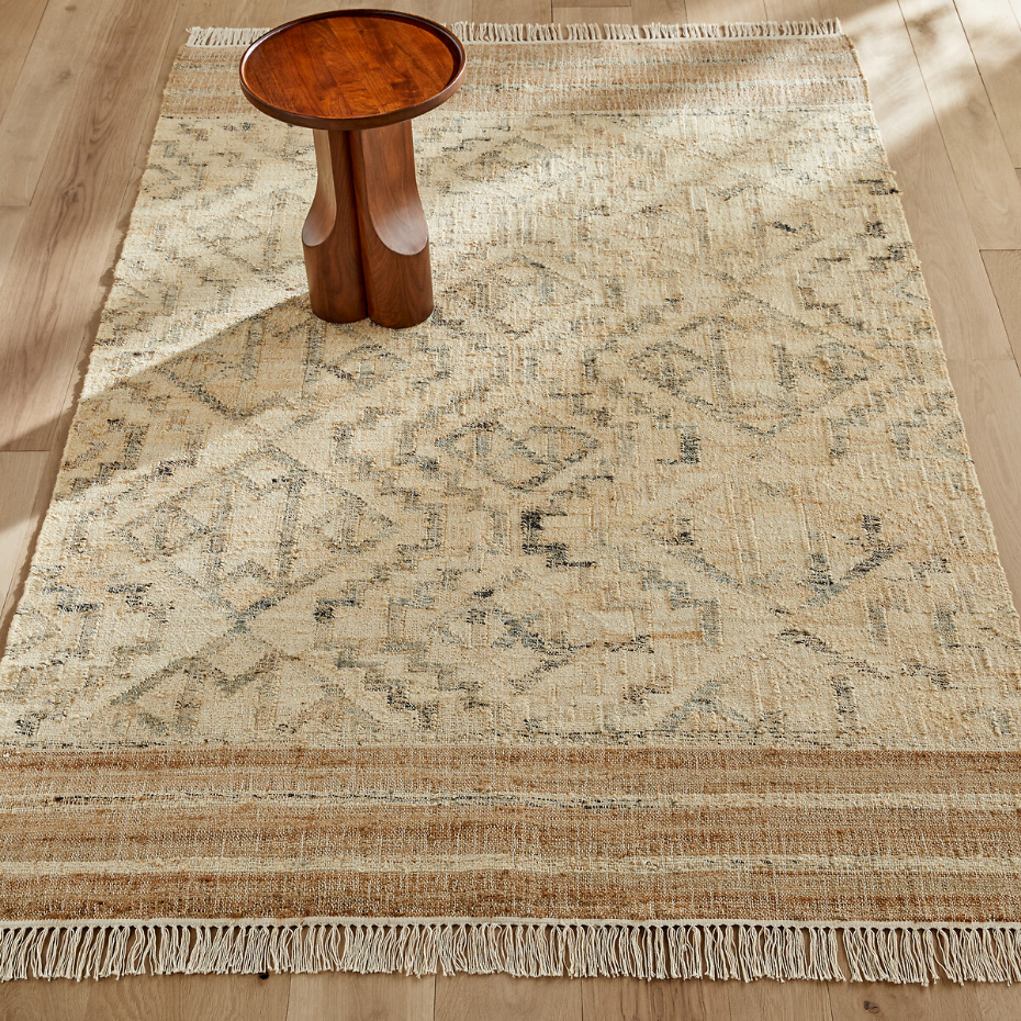 Tapis en jute, tissé main, Jelena