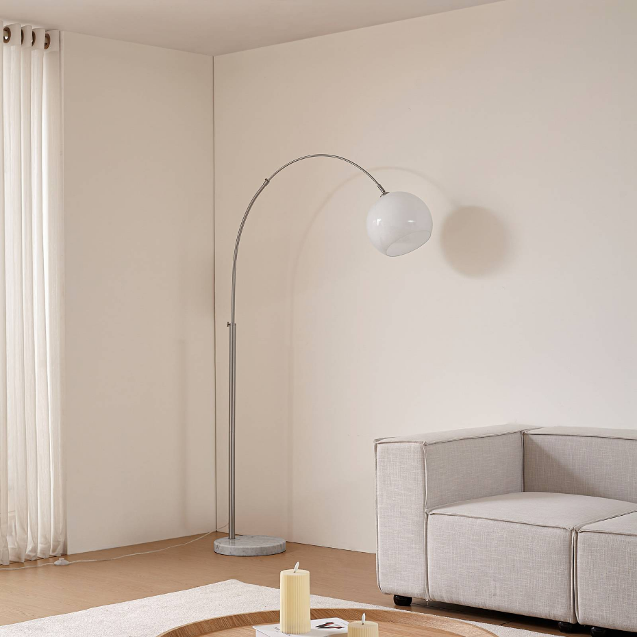 Lampadaire en métal moderne, Alverton