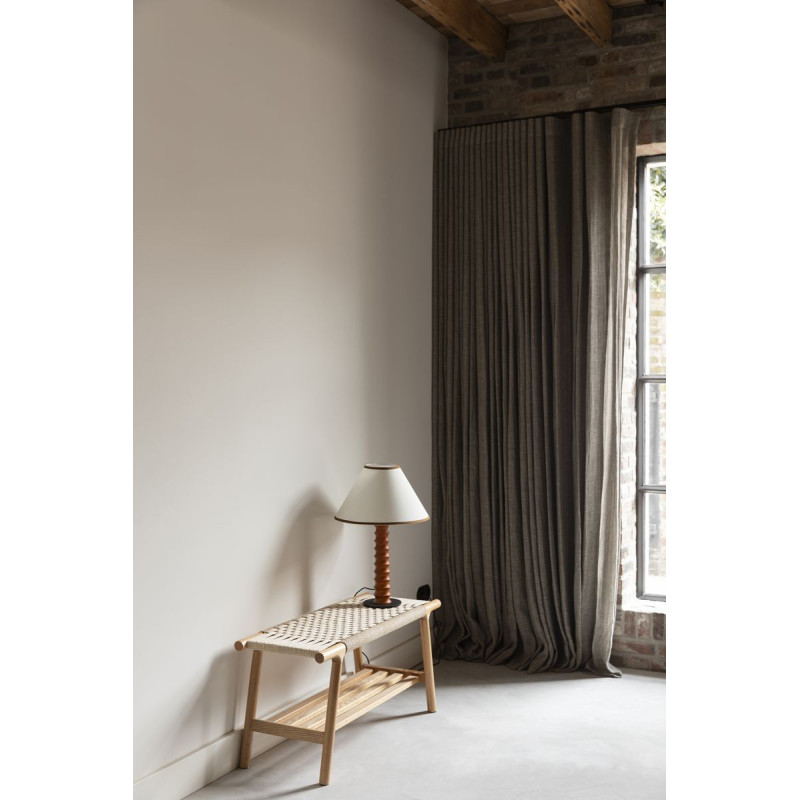 Lampe design en bois bohème