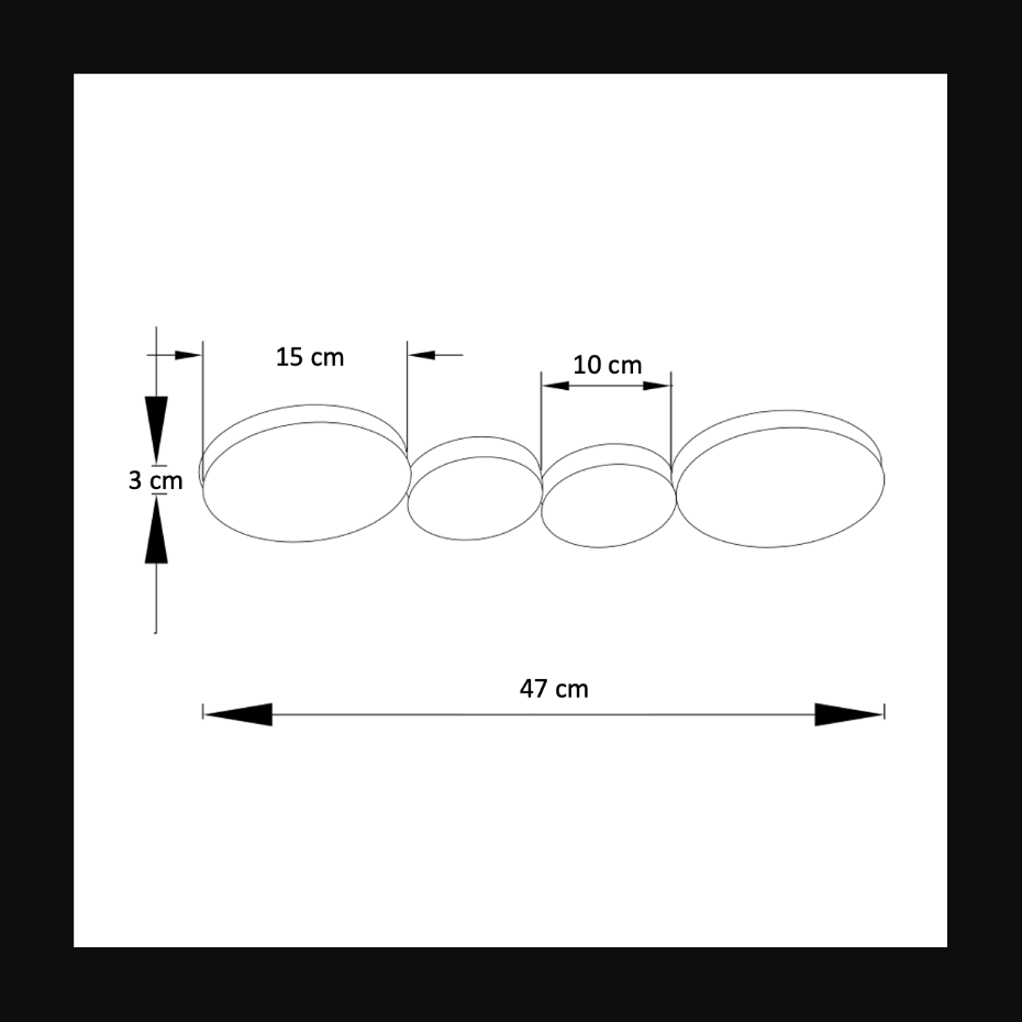 Plafonnier LED à spots multiples - SKAVI