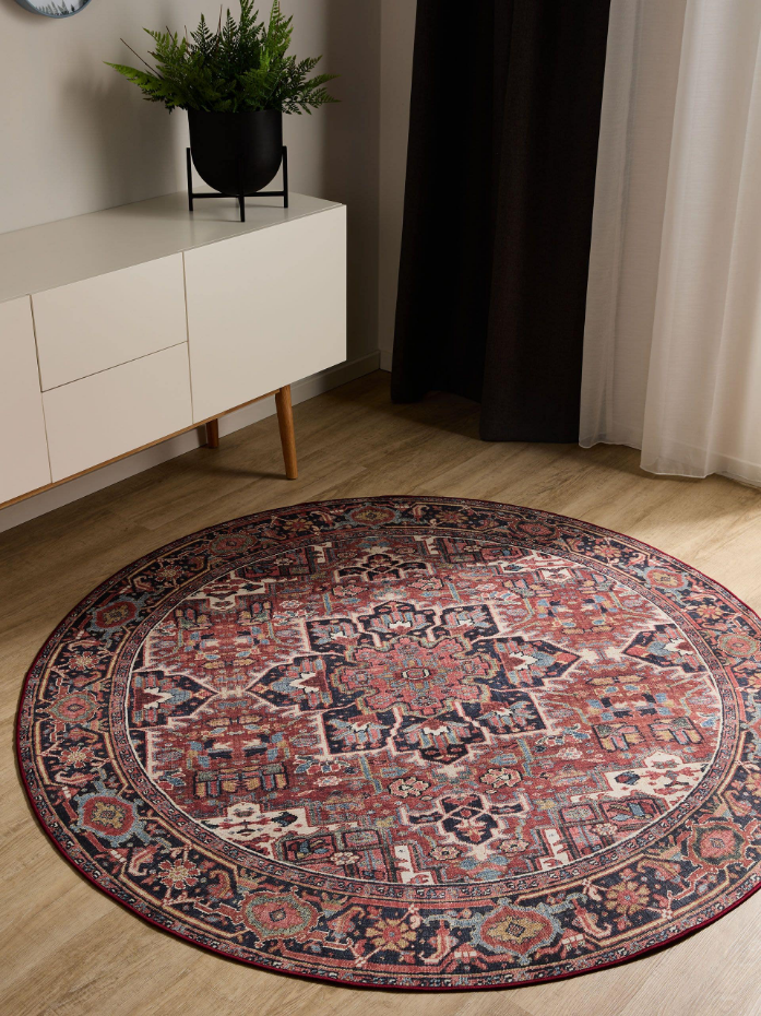 Tapis rond lavables GEORGE