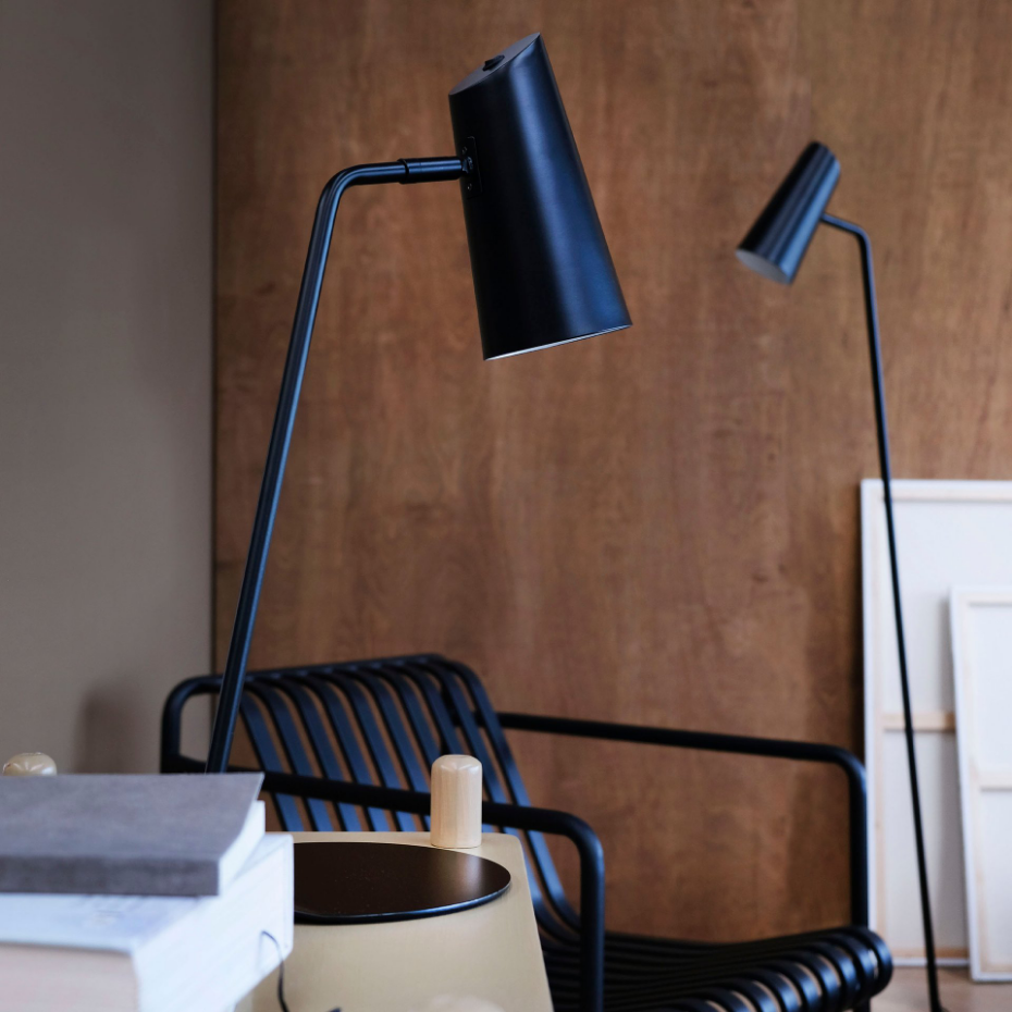Lampe à poser en noire PALLAS