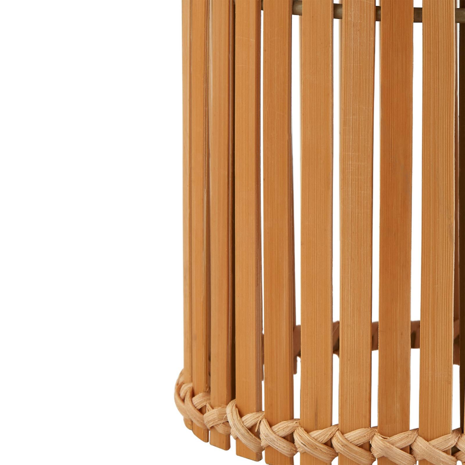 Lampe solaire extérieur en bambouLED, Amaria