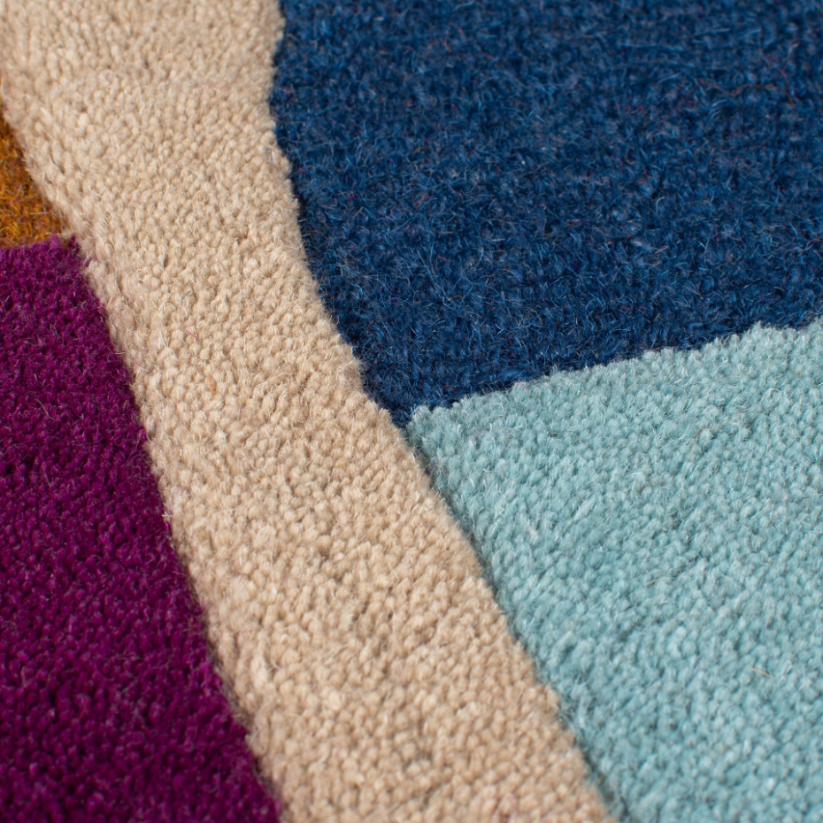 Tapis de chambre et salon en laine MANI