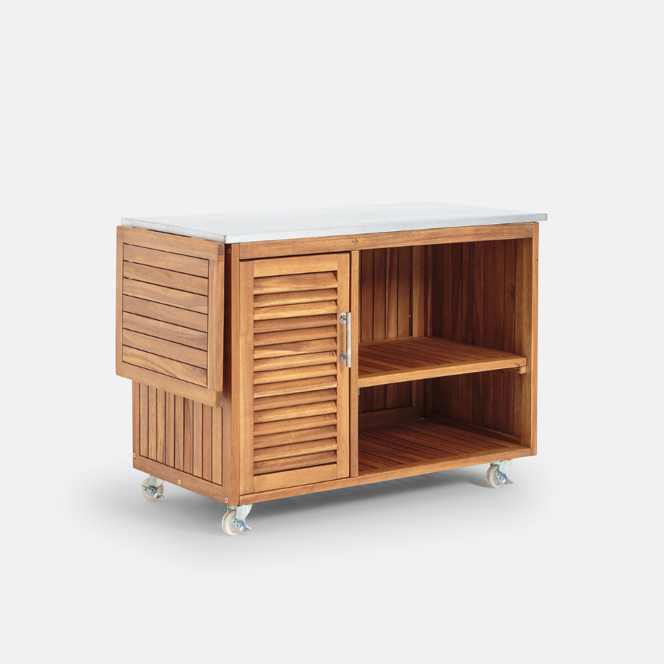 Desserte de jardin pour plancha, Maclor