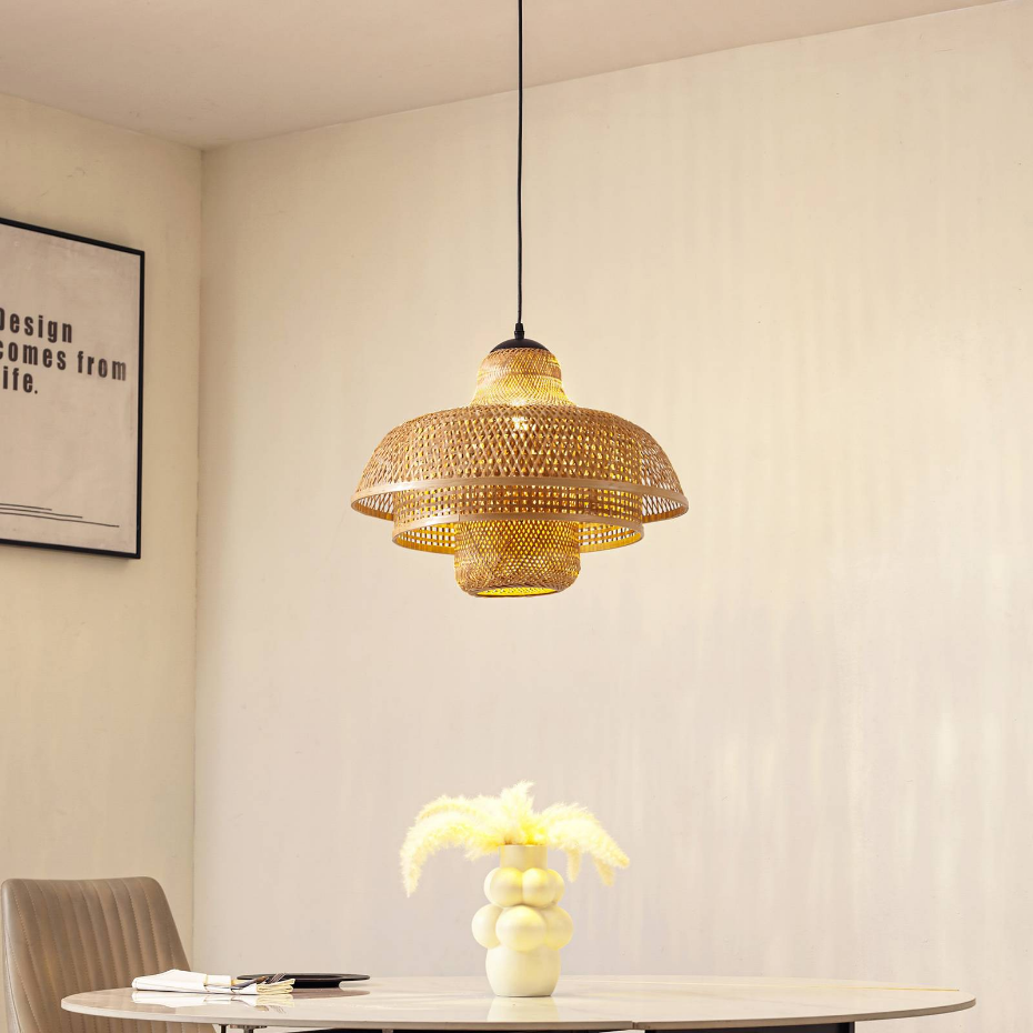 Suspension en bambou traditionnelle, Rasmina