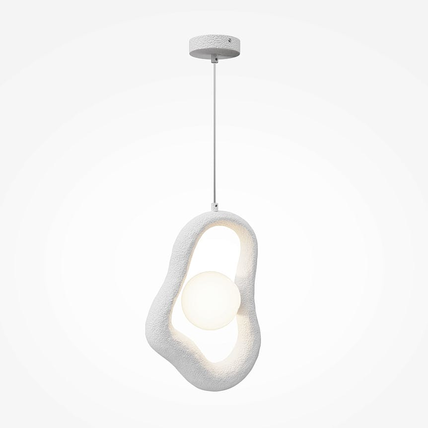 Suspension organique 1 globe LULING