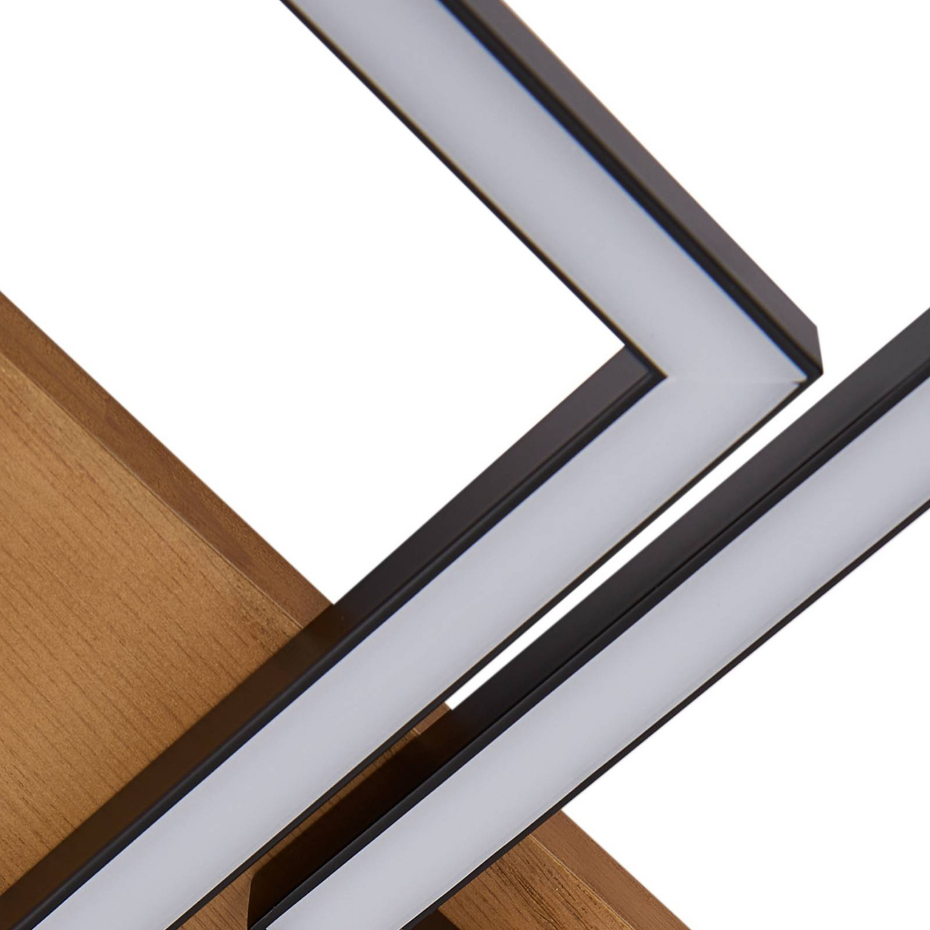 Plafonnier en bois moderneLED, Galad