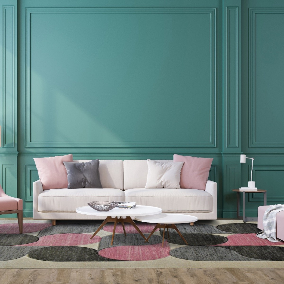 Tapis salon look seventies bubble   AVANT GARDE BUBBLE