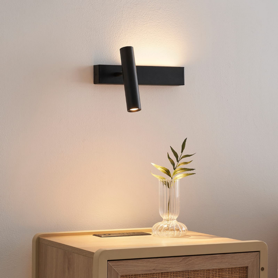 Applique murale avec liseuse (gauche) – LODVI