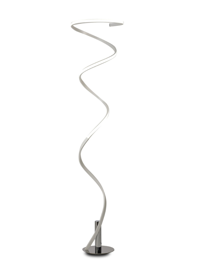 Lampadaire design en métal, HELIX