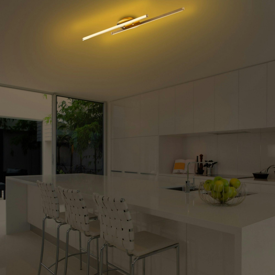 Plafonnier design 2 barres LED VIESTE