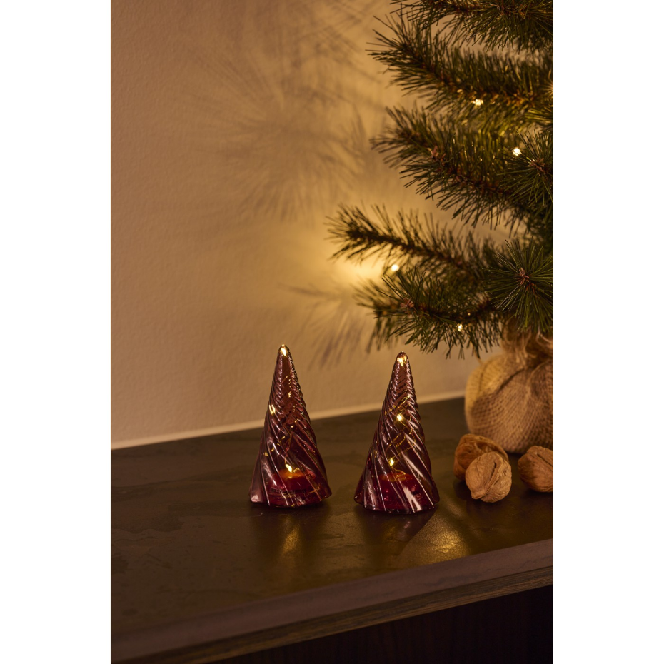 Lot de 2 sapins LED Vilma