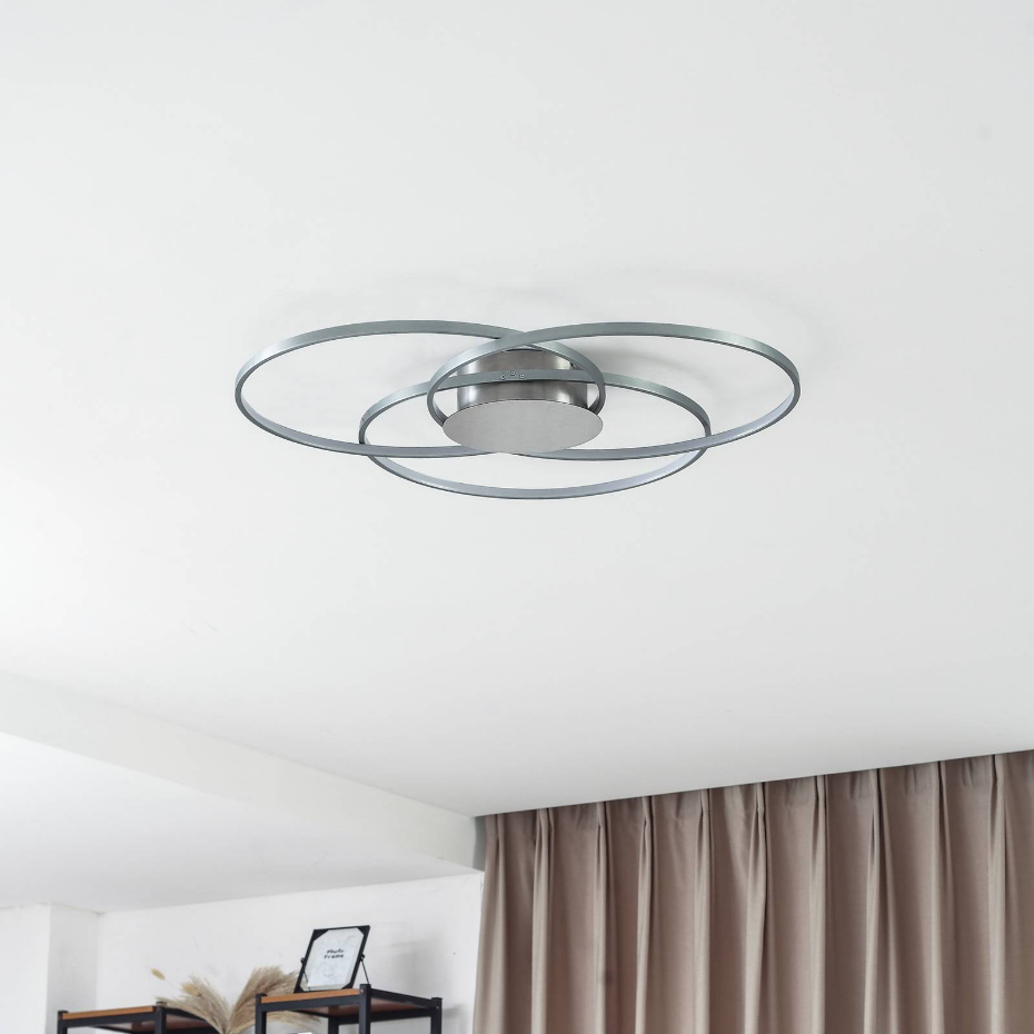 Plafonnier en aluminium moderneLED, Riley
