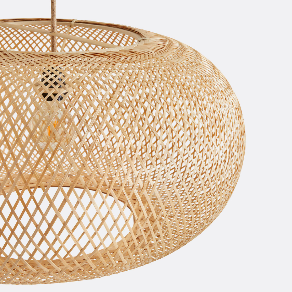 Suspension en bambou Ø65 cm, Ezia