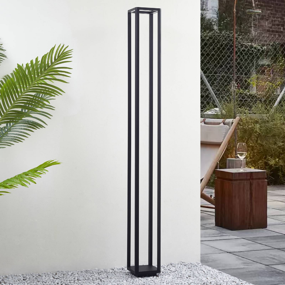 Lampadaire extérieur en aluminium moderneLED