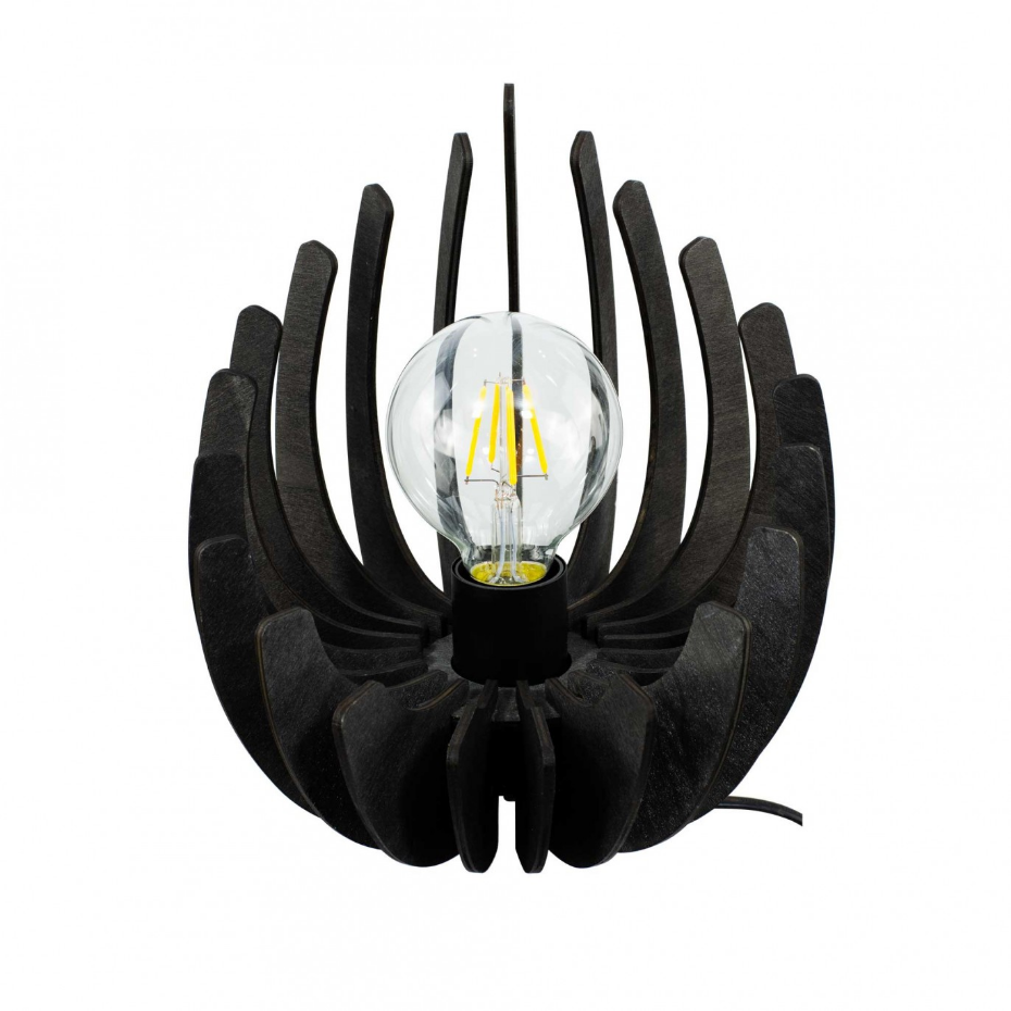 Lampe à poser en bois de peuplier, LOSA