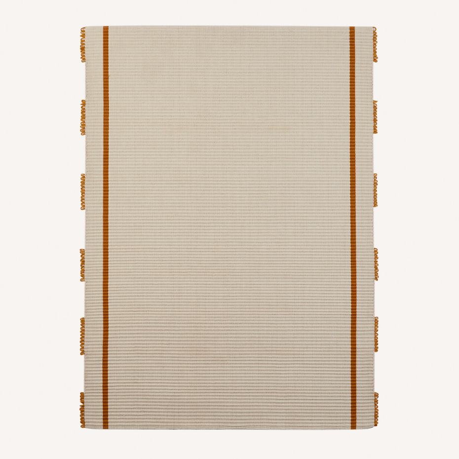 Tapis tissé main, 67% coton, Uksi