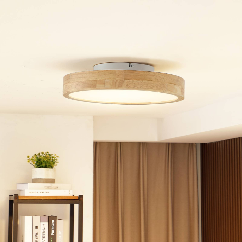 Plafonnier en bois moderneLED, Milada